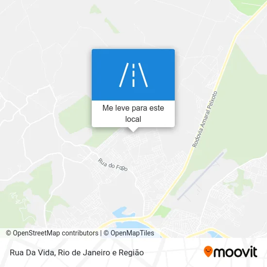 Rua Da Vida mapa