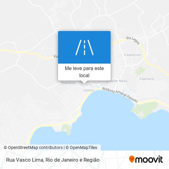Rua Vasco Lima mapa