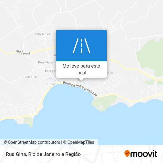 Rua Gina mapa