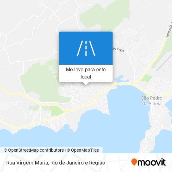 Rua Virgem Maria mapa