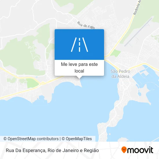 Rua Da Esperança mapa