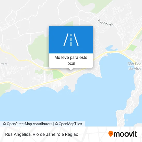 Rua Angélica mapa