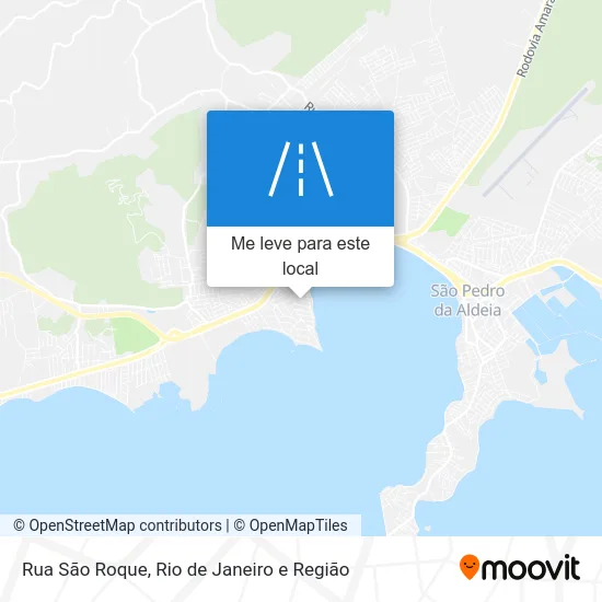 Rua São Roque mapa