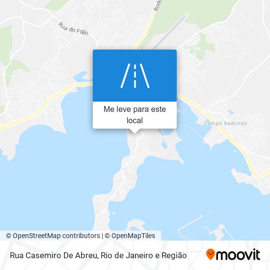 Rua Casemiro De Abreu mapa