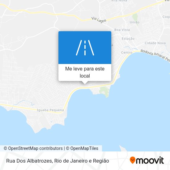 Rua Dos Albatrozes mapa