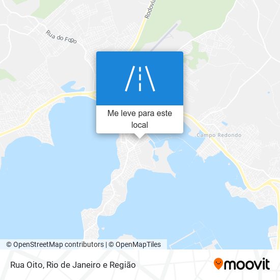 Rua Oito mapa