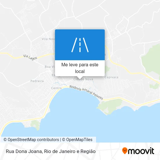 Rua Dona Joana mapa