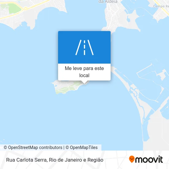 Rua Carlota Serra mapa