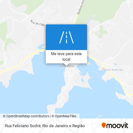 Rua Feliciano Sodré mapa