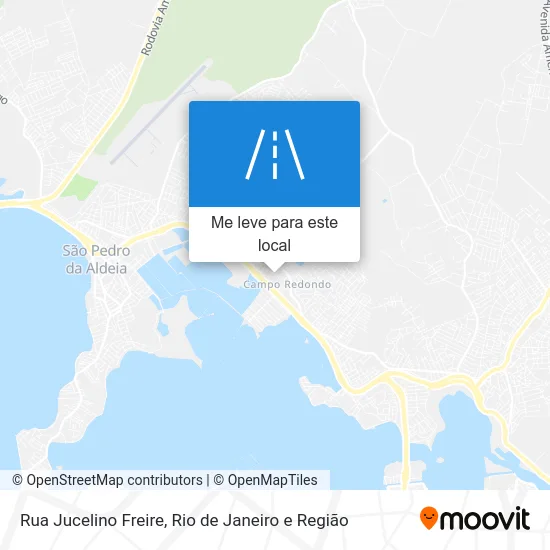 Rua Jucelino Freire mapa