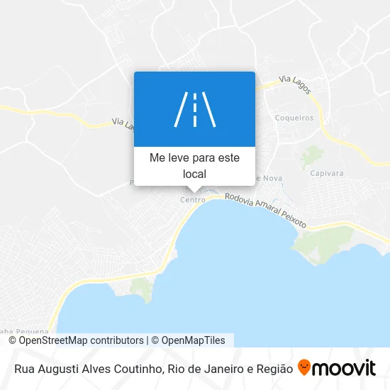 Rua Augusti Alves Coutinho mapa