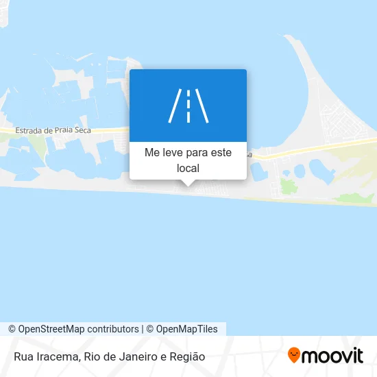 Rua Iracema mapa