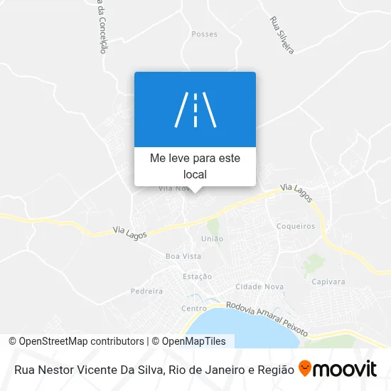 Rua Nestor Vicente Da Silva mapa