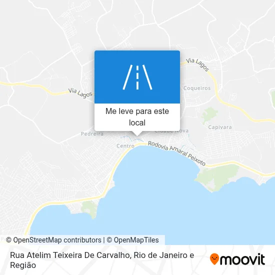 Rua Atelim Teixeira De Carvalho mapa