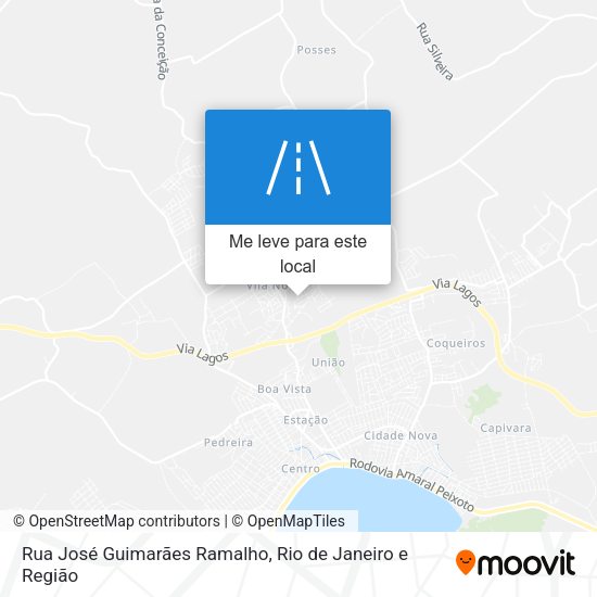 Rua José Guimarães Ramalho mapa