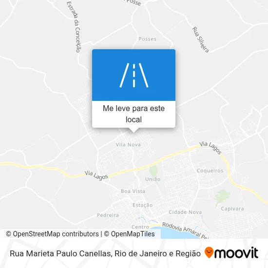 Rua Marieta Paulo Canellas mapa