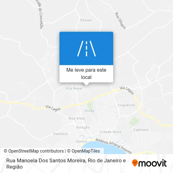 Rua Manoela Dos Santos Moreira mapa