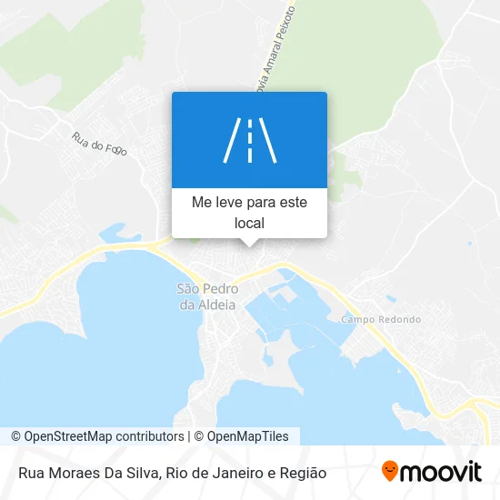 Rua Moraes Da Silva mapa