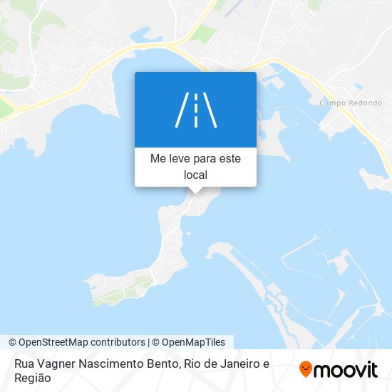 Rua Vagner Nascimento Bento mapa