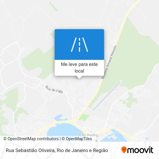 Rua Sebastião Oliveira mapa