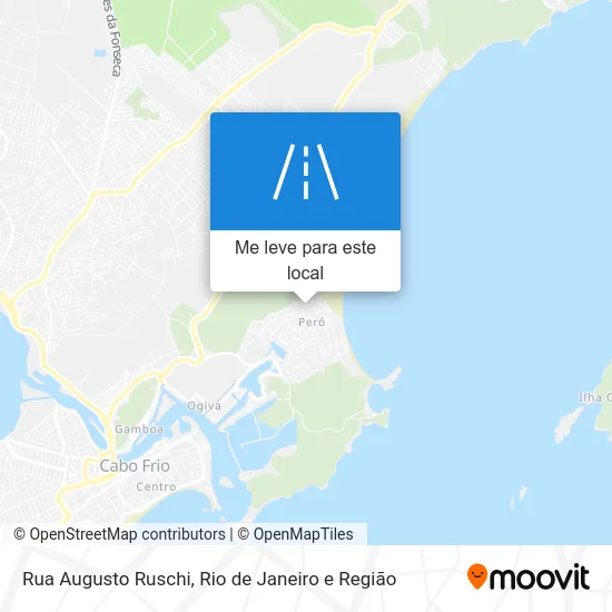 Rua Augusto Ruschi mapa