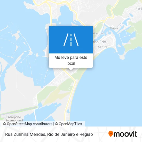 Rua Zulmira Mendes mapa