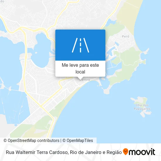 Rua Waltemir Terra Cardoso mapa