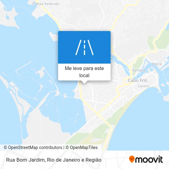Rua Bom Jardim mapa