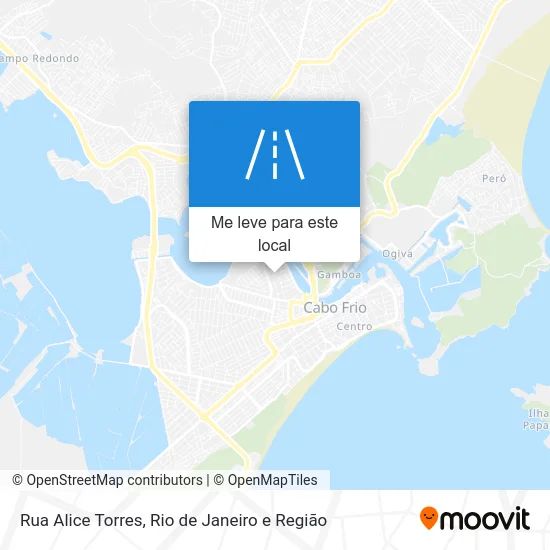 Rua Alice Torres mapa