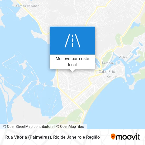 Rua Vitória (Palmeiras) mapa