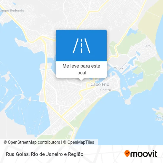 Rua Goias mapa