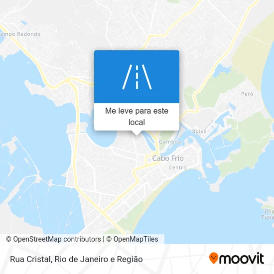 Rua Cristal mapa