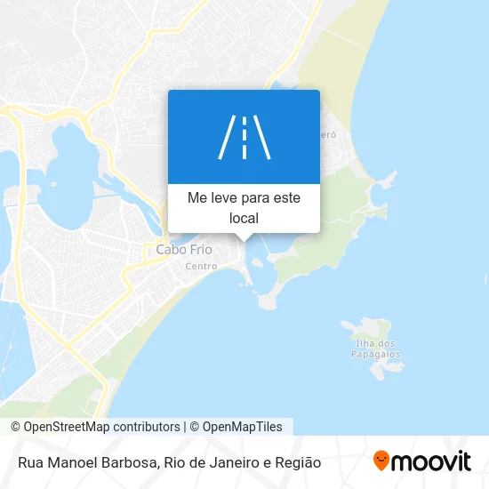 Rua Manoel Barbosa mapa