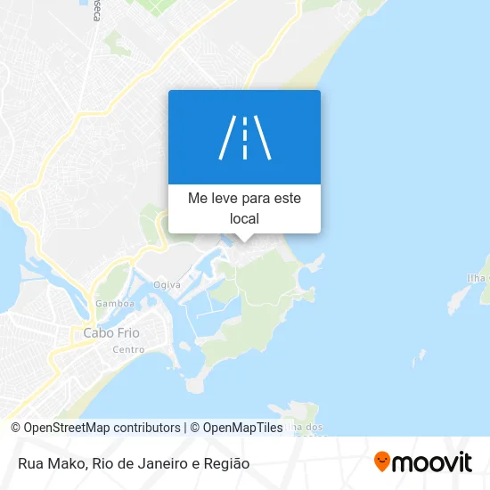Rua Mako mapa