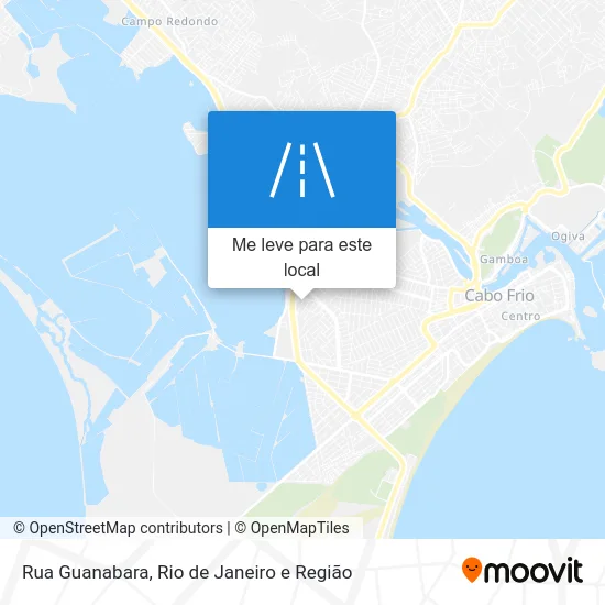 Rua Guanabara mapa
