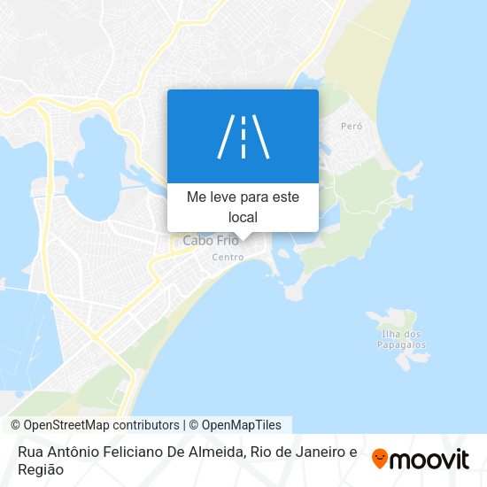 Rua Antônio Feliciano De Almeida mapa