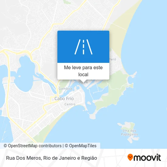 Rua Dos Meros mapa