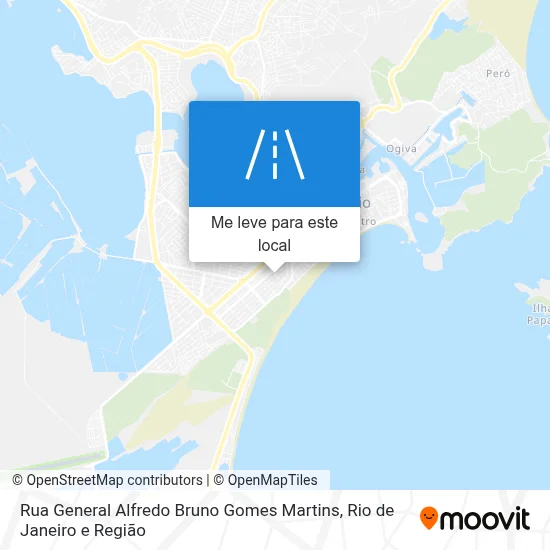 Rua General Alfredo Bruno Gomes Martins mapa