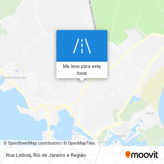 Rua Lisboa mapa