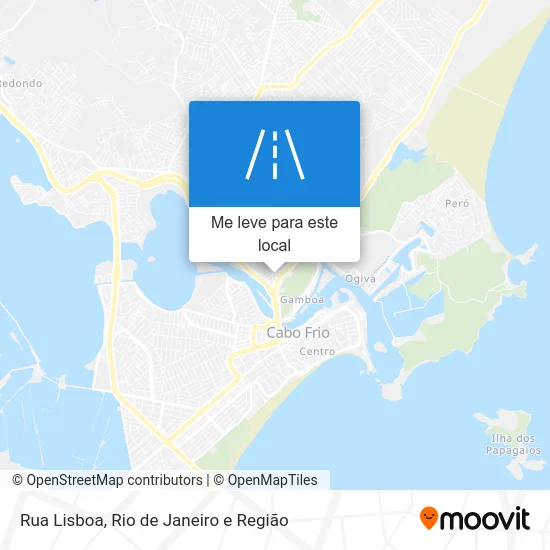 Rua Lisboa mapa