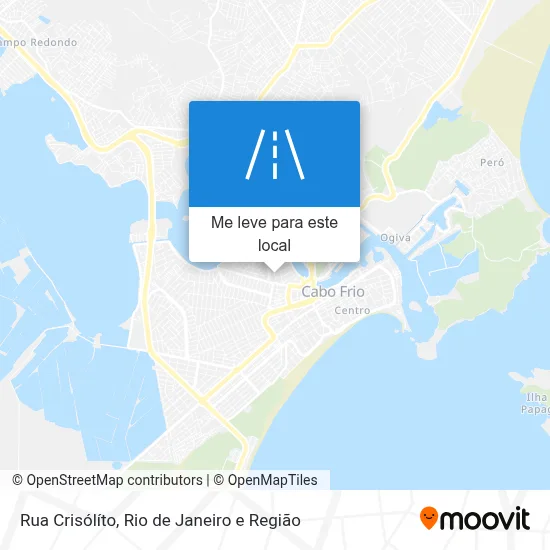 Rua Crisólíto mapa