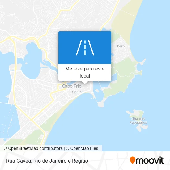 Rua Gávea mapa