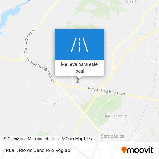 Rua I mapa