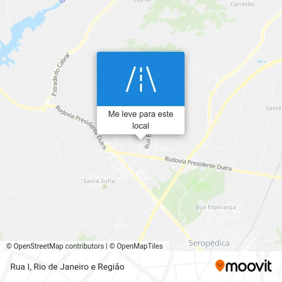 Rua I mapa