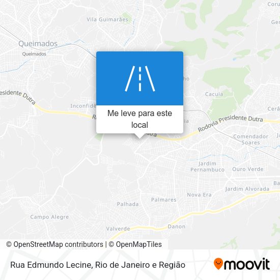 Rua Edmundo Lecine mapa