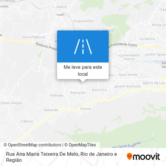 Rua Ana Maria Teixeira De Melo mapa