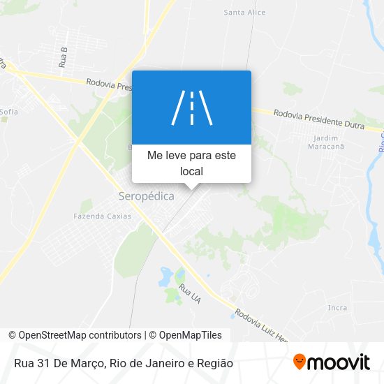 Rua 31 De Março mapa
