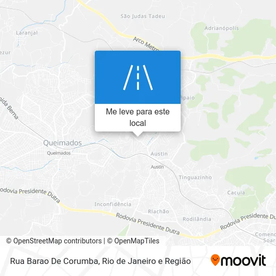 Rua Barao De Corumba mapa