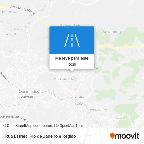 Rua Estrela mapa