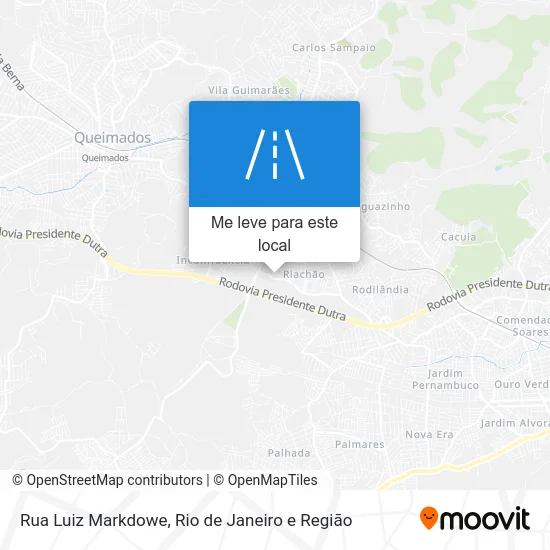 Rua Luiz Markdowe mapa